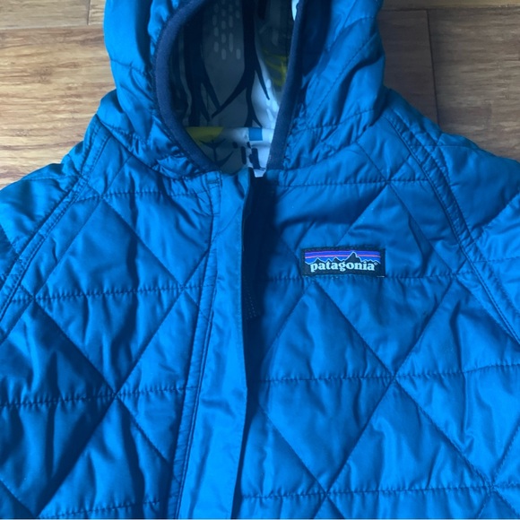 Patagonia reversible puffer toddler snowsuit bunting - Picture 5 of 6